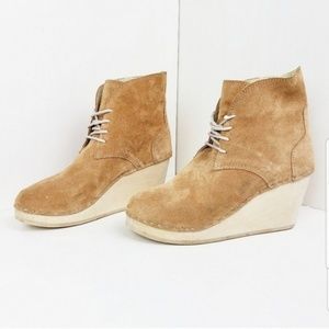 Maguba swedish clog wedge boots